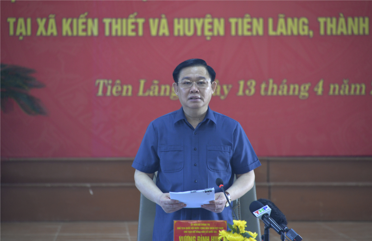 Chủ tịch Quốc hội Vương Đình Huệ: Việc chuẩn bị bầu cử phải thực hiện khoa học, thuận tiện cho cử tri (13/04/2021)